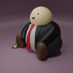 Chonk Hitman 47 - Fat Yoshi