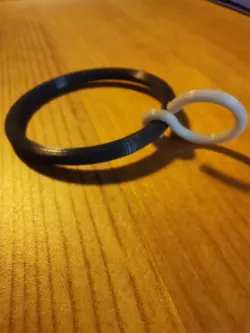 Curtain ring and hook