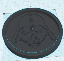 Darth Vader 10 cm coaster