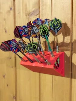 Darts holder with wall mount
