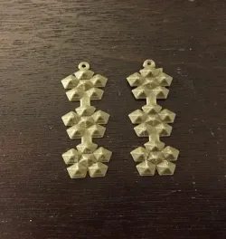 Diamond Flower Earrings