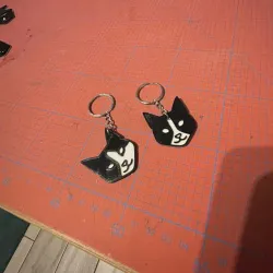 Double Sided Salt & Pepper Keychain