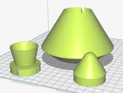 Estes Plastic parts for Outlander Rocket