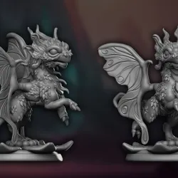 Faerie Dragon - Mini monstrosity - Free STL
