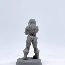 Female barbarian swordman zombie