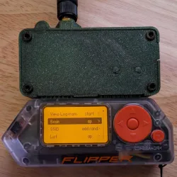 Flipper Zero - Minimalist WiFi Dev Board Case (Antenna + GPS + SD)