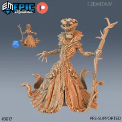 Fungus Queen Set / Mushroom Lady / Fungi Lord / Female Forest Warrior / Swamp Guard / Mold Infested Folk