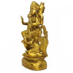 Garuda Carrying Vishnu on His Shoulder