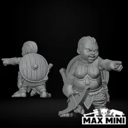 Halfling Shield Maiden Crossbow Command