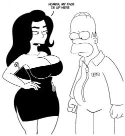 Homer Simpson stencil 9