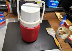 Insulated cover for vintage Coleman thermos