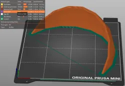 Low polygon sphere shell section