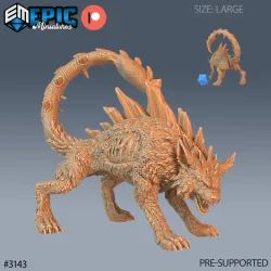 Lupion Wolf Scorpion Chimera Set / Evil Poison Hybrid / Wild Predator / Swamp Encounter