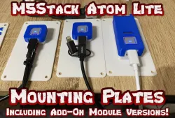 M5Stack Atom Lite IOT Development Board Mounting Plates / Covers