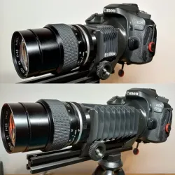 MACRO photography accessories - focusing rail and bellows using 2020 v-slot profile