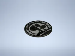 Mercedes-AMG Affalterbach hood logo emblem badge