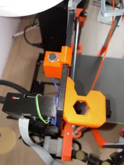 Momentary button enclosure for Prusa MK3