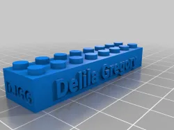 My Customized LEGO compatible Text Bricks