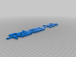 My Customized Message Keychain