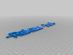 My Customized Message Keychain