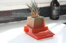 Old Computer Plant Pot