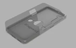 OnePlus Nord case with LineageOS logo and label