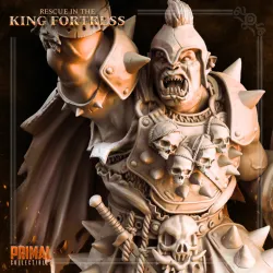 Orc warlord - THROG- April 2023 - RESCUE IN THE KING FORTRESS -  MASTERS OF DUNGEONS QUEST