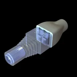 Power Jack Strain Relive 12V 2.1x5.5mm with screw terminal
