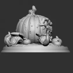PUMPKIN MONSTER HALLOWEEN