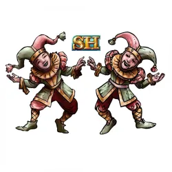 Punch and Judy (Halfling Jester and Puppet)