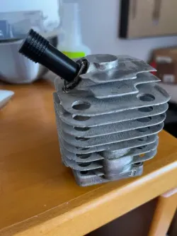RC Gas engine piston stop