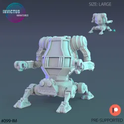 Red Planet Control Unit / Siege Engine / Settler Machine / Roving Vehicle / Space Colonist Construct / Steampunk Infantry Robot / Cosmic Invasion Army / Cyberpunk / Sci-Fi Encounter