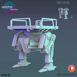 Red Planet Courier Bot / Settler Machine / Siege Engine / Roving Vehicle / Space Colonist Construct / Steampunk Infantry Robot / Cosmic Invasion Army / Cyberpunk / Sci-Fi Encounter