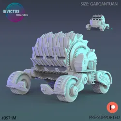 Red Planet Harvester / Siege Engine / Settler Machine / Roving Vehicle / Space Colonist Construct / Steampunk Infantry Robot / Cosmic Invasion Army / Cyberpunk / Sci-Fi Encounter