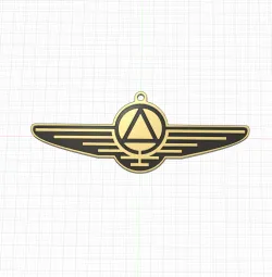 Red Rising Sigils Keychains
