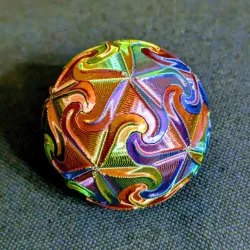 Remixed Escher Style Starfish 3D Tessellation