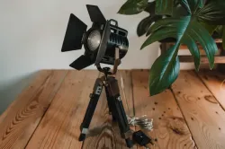 Retro Fresnel Spotlight + Tripod