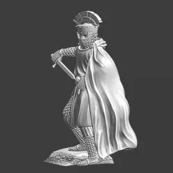 Richard the Lionheart - cape and drawing his sword