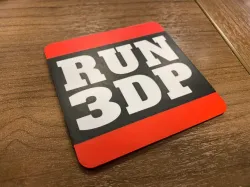 RUN 3DP Coaster
