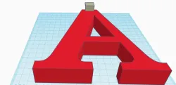 Slatwall Letter - A