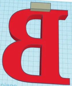 Slatwall Letter - B