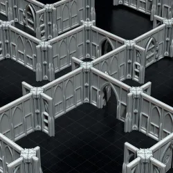 Spacewreck modular Spaceship Terrain - Walls and Pillars