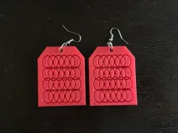 Square Ring Earrings
