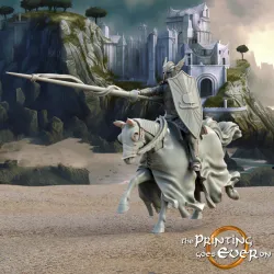 Swan Knight - Mounted - B - Presupported