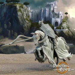 Swan Knight - Mounted - C - Presupported