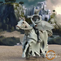 Swan Knight - Mounted - Musician - Presupported
