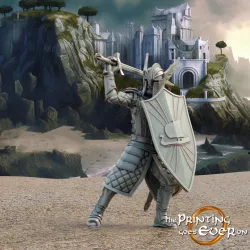 Swan Knight - On Foot - B - Presupported