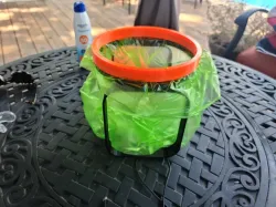 Trash bag holder(wall mount or free standing)