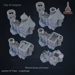 wizard house and tower - city of zurgnan
