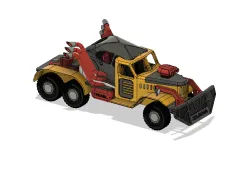 Yellow Zil War Rig - Part 1 Cab/Prime Mover/Tractor